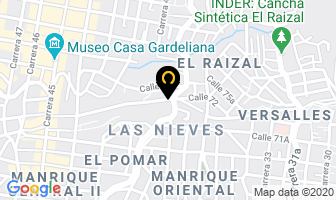 Mapa de Arte Nova en Medellín