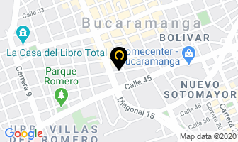 Mapa de Arte Vinci en Bucaramanga