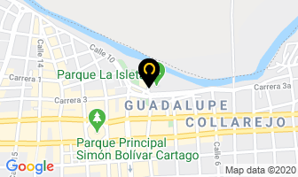 Mapa de Arte Y Mueble en Cartago