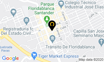 Mapa de Arte Y Sabor en Floridablanca
