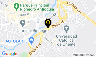 Mapa de Artealum en Rionegro