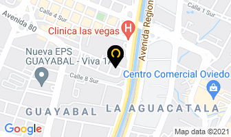 Mapa de Artes Acrilicas en Medellín