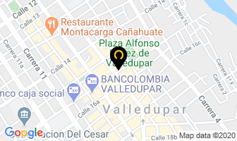 Mapa de Artes Del Hogar en Valledupar