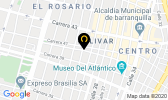 Mapa de Artes Gráficas Blanco en Barranquilla
