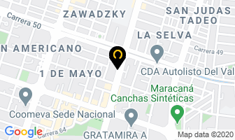 Mapa de Artes Gráficas Del Valle en Cali