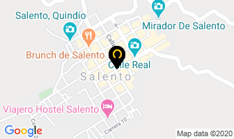 Mapa de Artesanias Andrea Bohorquez en Salento