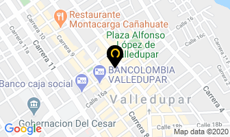 Mapa de Artesanias Cachin en Valledupar