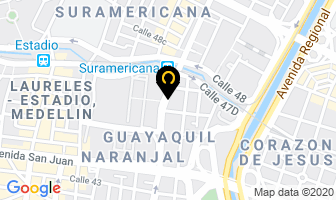 Mapa de Artesanías La 65 en Medellín