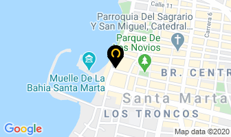 Mapa de Artesanias La Playa en Santa Marta