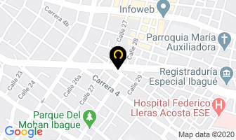 Mapa de Artesanías Lugo en Ibagué