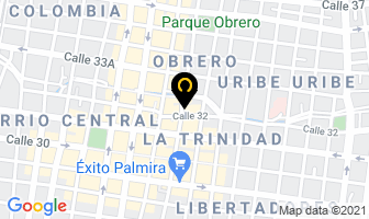 Mapa de Artesanías Rubí en Palmira