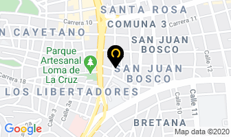 Mapa de Artesanias San Bosco William en Cali
