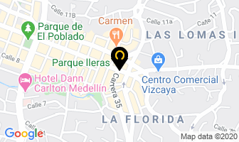 Mapa de Artesanias Terry en Medellín