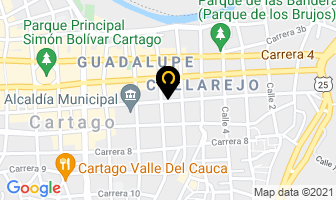 Mapa de Artesanias Yady en Cartago