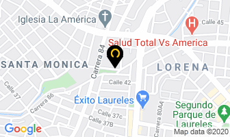 Mapa de Arteservicios en Medellín