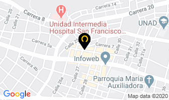 Mapa de Artiseg Industrial en Ibagué