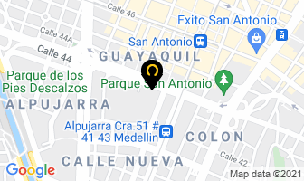 Mapa de As Administrativa en Medellín