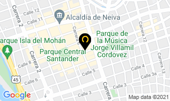 Mapa de As Comunicaciones en Neiva