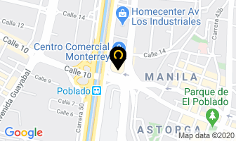 Mapa de A.s Portatiles en Medellín