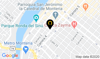 Mapa de A.s. Seguros en Montería