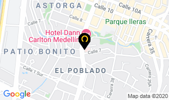 Mapa de As-urbe en Medellín