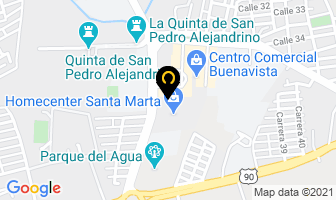 Mapa de Asadero El Banano en Santa Marta