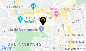 Mapa de Asadero Los Panchos en Cali