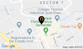 Mapa de Asadero Pacho Pacho en Floridablanca