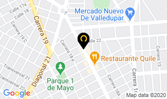 Mapa de Asadero Pollos Sazon en Valledupar