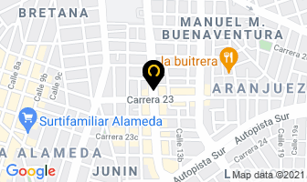 Mapa de Asadero Restaurante Buda Ejecutivo en Cali
