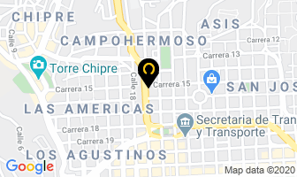 Mapa de Asadero Sabor Pio Brosty en Manizales