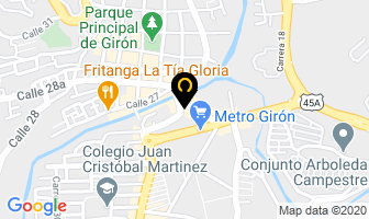 Mapa de Asadero Tributo Al Llano en Girón
