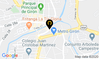 Mapa de Asadero Tributo Al Llano en Girón