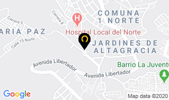 Mapa de Asaderos Tio Tom en Bucaramanga