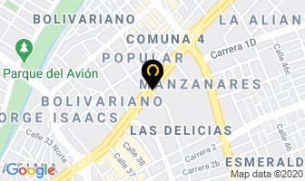 Mapa de Asados Daryto's en Cali