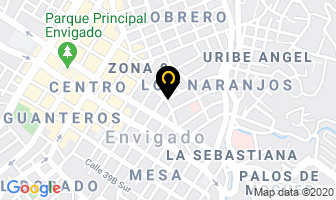 Mapa de Asados Las Palmas en Envigado