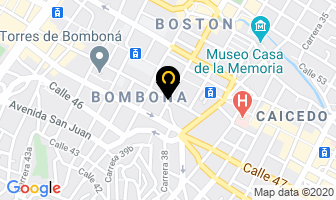 Mapa de Asados Orgel en Medellín