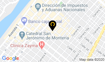 Mapa de Asados San Gabriel en Montería