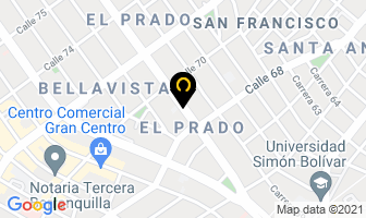 Mapa de Asecal Ltda. en Barranquilla