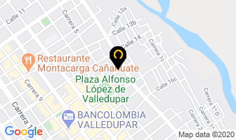 Mapa de Asecontri Soluciones Empresariales en Valledupar