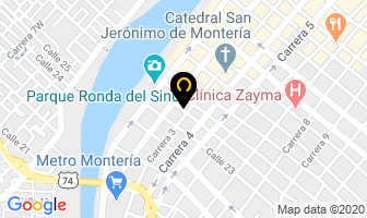 Mapa de Aseguradora Solidaria De Colombia Ltda. en Montería