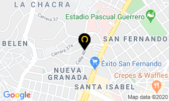 Mapa de Aseo Servi Limpieza en Cali