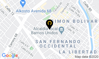 Mapa de Aser De Colombia S.a. en Bogotá D.C