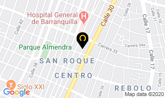 Mapa de Aserradero El Roble en Barranquilla