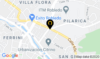 Mapa de Aserrio Supermaderas en Medellín