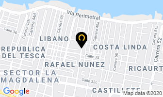 Mapa de Aservir Hermanos en Cartagena