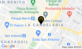Mapa de Asescan Ltda en Medellín