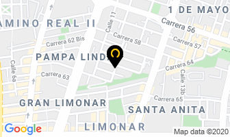 Mapa de Asesora Comercial Coomeva en Cali