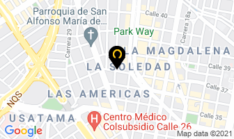 Mapa de Asesores Postales en Bogotá D.C