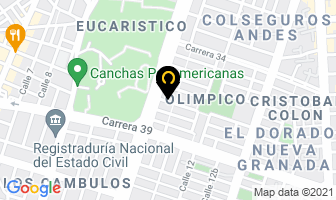 Mapa de Asesores R & G en Cali